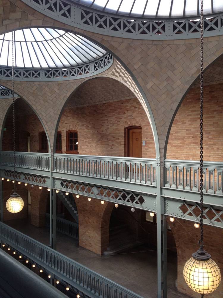 <p>Top-lighting at the Hearst Memorial Mining Building at Berkeley.&nbsp;<em>Image credit Kyle Buchanan</em></p>